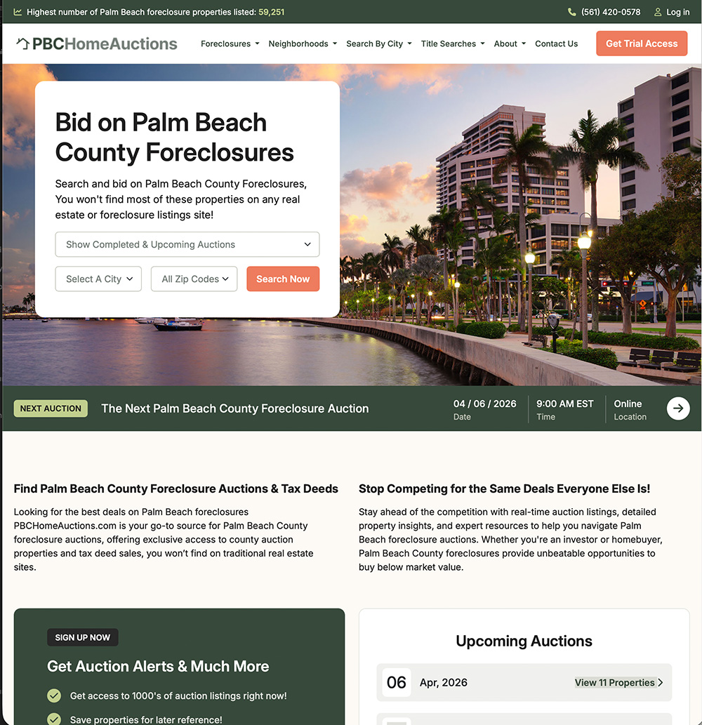 Our county foreclosure site template